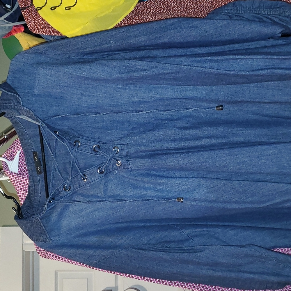 Lane Bryant Jean Top